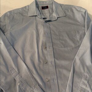 Men's Blue Checkered Shirt